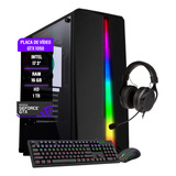 Pc Gamer Bravus Core I7 Gtx 1050ti 16gb Hd 1tb Ssd 120gb