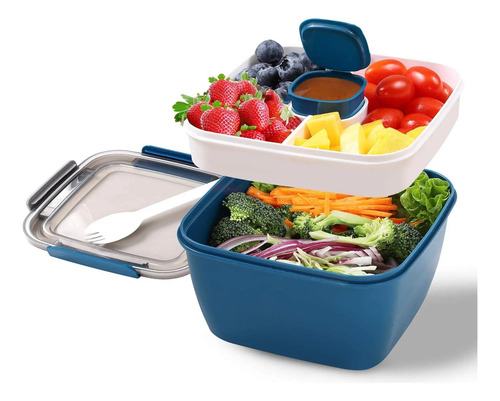 Caja Bento Lonchera Bento Ensalada Prueba De Fugas 1500ml | Meses sin interés