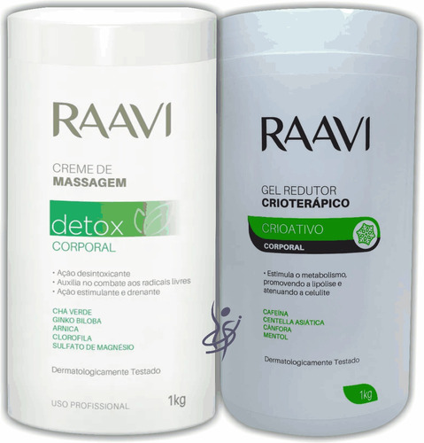 Creme Detox Drenante Combate Radicais Livres + 1 Produto