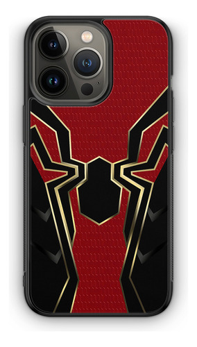Funda Protectora Para iPhone Spiderman Logo Tpu Hombre Araña