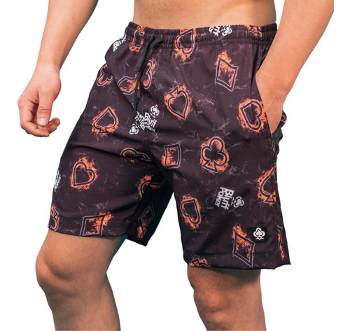 Bermuda Masculina Estampada Banho Short Nylon Praia Atacado