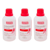 Farmax Removedor Vitamina E S/ Acetona 100ml (kit C/03)