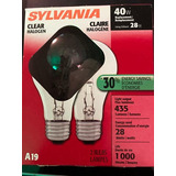 Sylvania 52549 - 28a19 / Hal / Bulbo Ss / Cl / 120v 2pk Una 