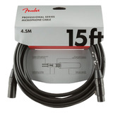 Cable Instrumentos Fender Micrófono Prof15ft 4.5m 0990820018