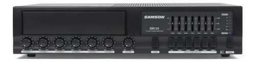 Mixer Amplificador Samson Zm125 Multizona Para Instalaciones Color Negro Potencia De Salida Rms 125 W