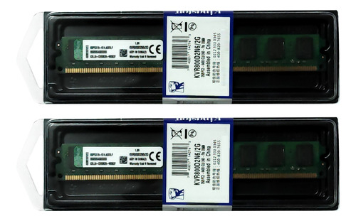 Kit Memória Ddr2 800mhz/667 4gb (2 X 2gb) Para Intel Ou Amd 
