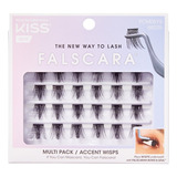 Kiss Pestañas Postizas Naturales Falscara Wisps Accent Wisps Espesor 1 Mm Largo 7 Mm Tipo De Curvatura Total