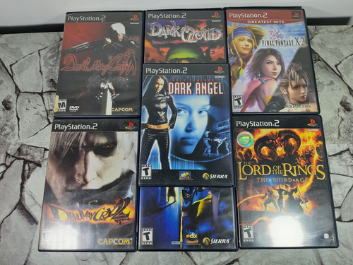 Lote 7 Juegos Ps2 Usados Originales