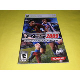 Manual Original Pes Pro Evolution Soccer 2009 Xbox 360