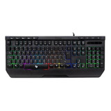 Teclado Gamer Pichau P432 Venus, Rgb, Abnt2, Preto Idioma Português Brasil