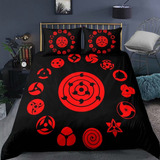 The Sharingan - Funda De Edredón Para Cama Doble 0