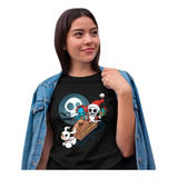 Playera Unisex Negra Navideña De El Extraño Mundo De Jack