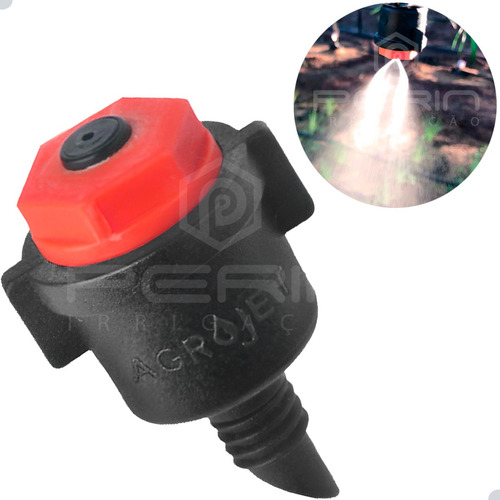 100 Micro Aspersor Spray Nebulizador Estático Irrigação 360°