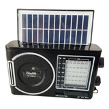 Radio Am Fm Sw Solar Bluetooth Tf Linterna Emergencia