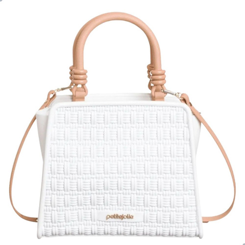 Bolsa Linda Estilosa Petite Jolie Pj10594 Emmy Branco