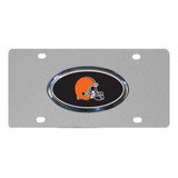 Nfl Fan Shop Cleveland Browns - Placa De Matrícula De Acero,