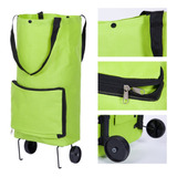 Carrito De Compras Plegable Portátil Bolsa Multifuncional Pa