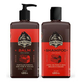 Kit Shampoo E Balm Para Barba Barba Negra Don Alcides