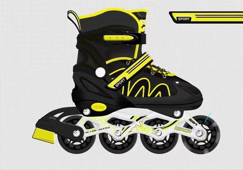 Patins Roller In Line Ajustável Com Led!