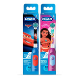 Kit Cepillo Eléctrico Oral-b Disney Princess + Cars De Niños