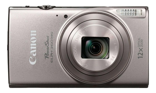  Canon Powershot Elph 360 Hs Compacta Color  Plata