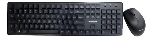 Combo Teclado E Mouse Positivo Km-206w Wireless Preto