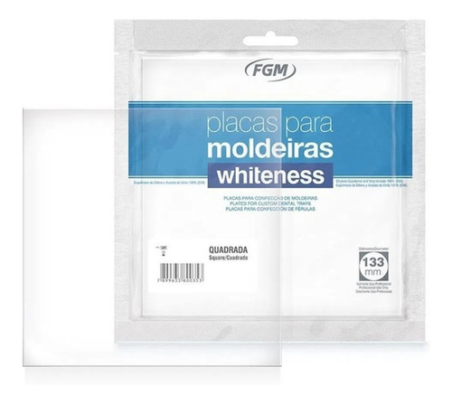 Placa Moldeira Soft 1,0mm Quadrada C/5un Fgm