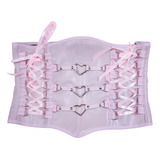 Cinturilla Corset Dama Goth Pink