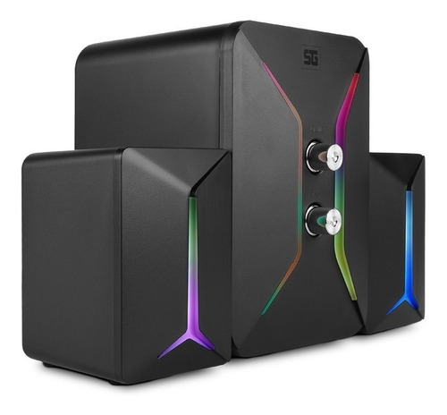 Bocinas Start The Game Spk-250 Gamer 2.1 Usb Rgb 3.5mm