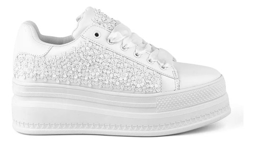 Tenis Plataforma Para Novia Boda The Bride 299-13