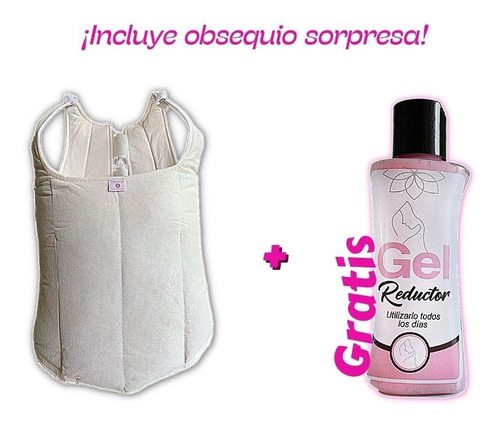 Faja De Yeso Beauty Chaleco#2+aceite(obsequio)+envio Gratis