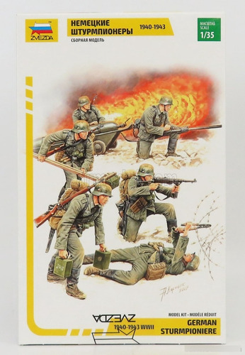 Zvezda Set Infanteria Alemana 1940/43 1/35 Supertoys