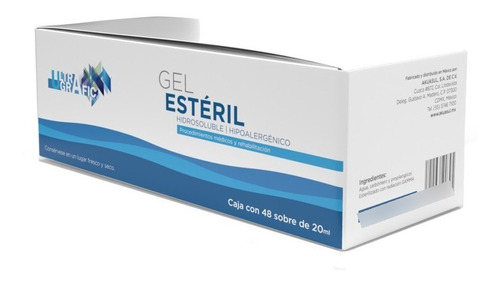 Gel Estéril Para Ultrasonido Ultragrafic® 48 Sobres