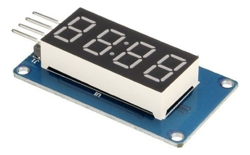 Módulo Tm1637 Display 7 Segmentos 4 Dígitos Arduino Diy Led