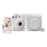 Kit Câmera Instax Mini 12 Branco + Pack 10 Fotos E Bolsa 