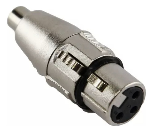 Adaptador Ficha Conector De Canon Hembra Xlr A Rca Hembra