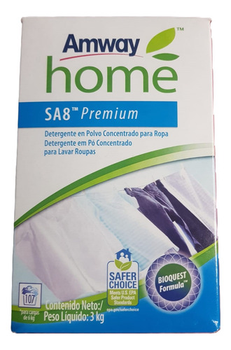 Sa8 Premium Detergente En Polvo Concentrado 3kg