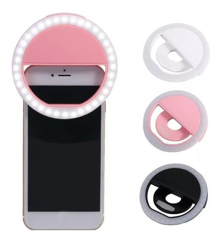 Aro Luz Led Selfie Ring Recargable Celular Video Fotografia