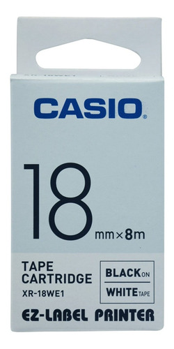 Cinta Para Rotuladora Casio Ez-label Xr-18we1