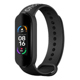 Reloj Inteligente M6 Smartwatch Bluetooth Touch Sport Color De La Caja Negro Color De La Malla Negro