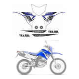 Kit Adesivos Para Yamaha Lander 250 2015 15561 Cor Azul/preto/branco