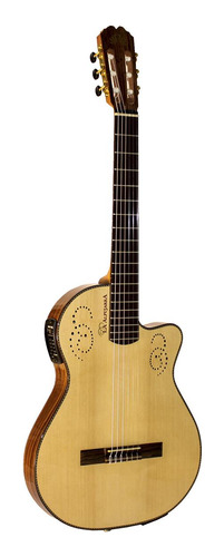 Guitarra La Alpujarra 300kec. Eq Artec Caja Chica. Natural
