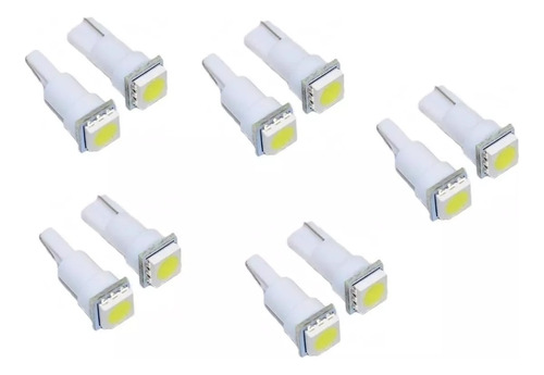 Kit 10 Lampadas T5 1 Led Pinguinho Luz Branca Atacado