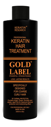 Keratina Para Alisado Permanente  Gold Label Tratamiento Par