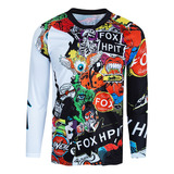 Jersey  Fox Hpit Bnkr Motocross Enduro Mx Mtb Bmx Downhil