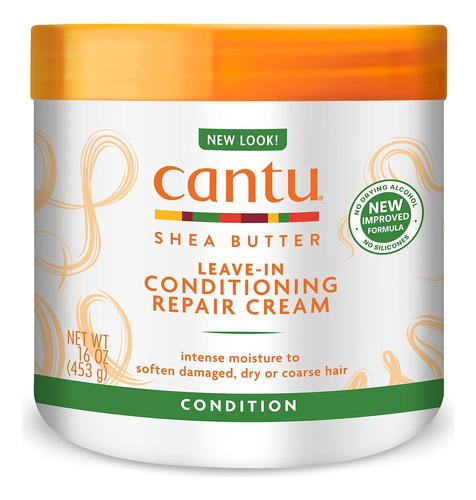 Crema Acondicionadora Y Reparadora Cantu Sin Enjuague, 16 .