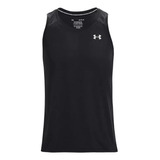 Playera Running Under Armour Streaker Negro Hombre 1361468-0