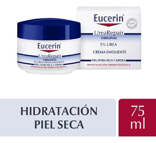 Crema Eucerin Urea Repair Original Piel Seca Y Aspera X 75ml