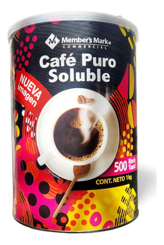 Cafe Puro Soluble Merbers Mark 1k Rinde 500 Tazas