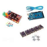 Kit Impressora 3d + Placa Compatível Arduino Mega + 5 8825